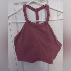 Pink Cropped tank
